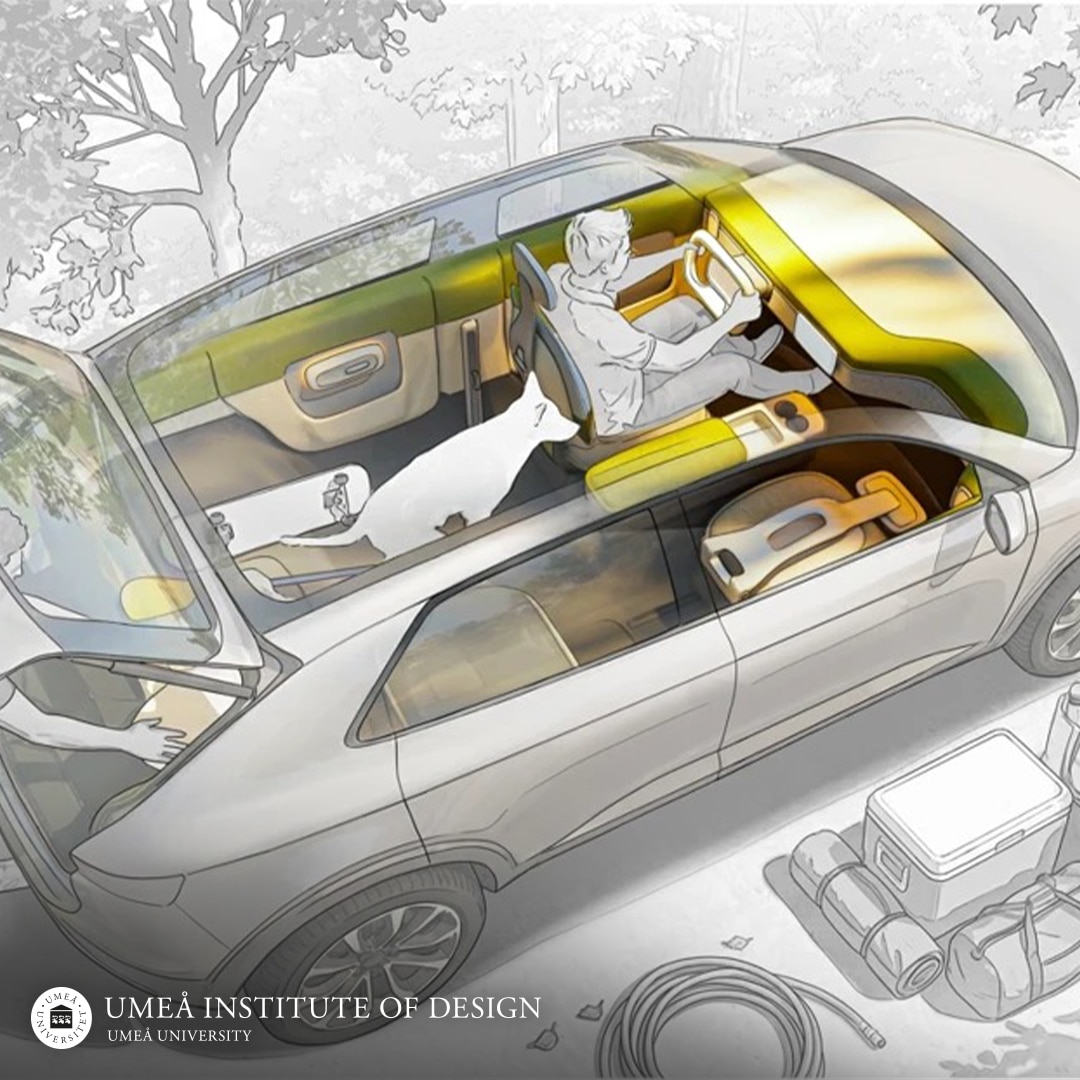 Modular interior allows configurations to change according to the user's needs